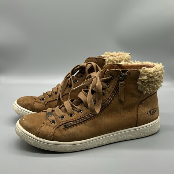 UGG - Zip up High Top Sneakers - Picture 3 of 9